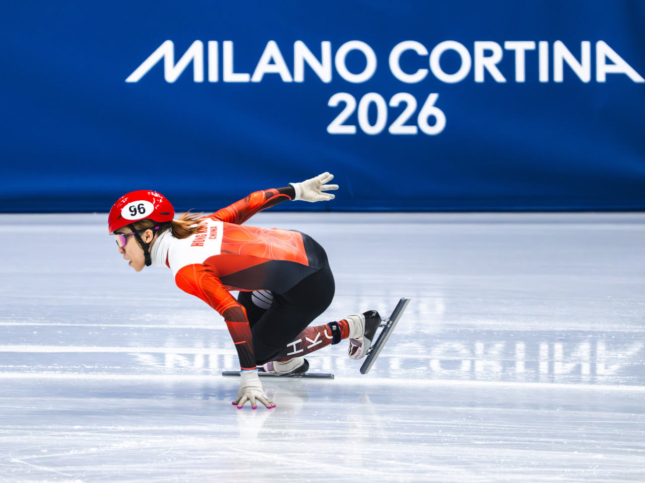 Kwok Tsz-fung's Olympic run came to an early end in Milano-Cortina. Photo courtesy: SF&OC of Hong Kong, China