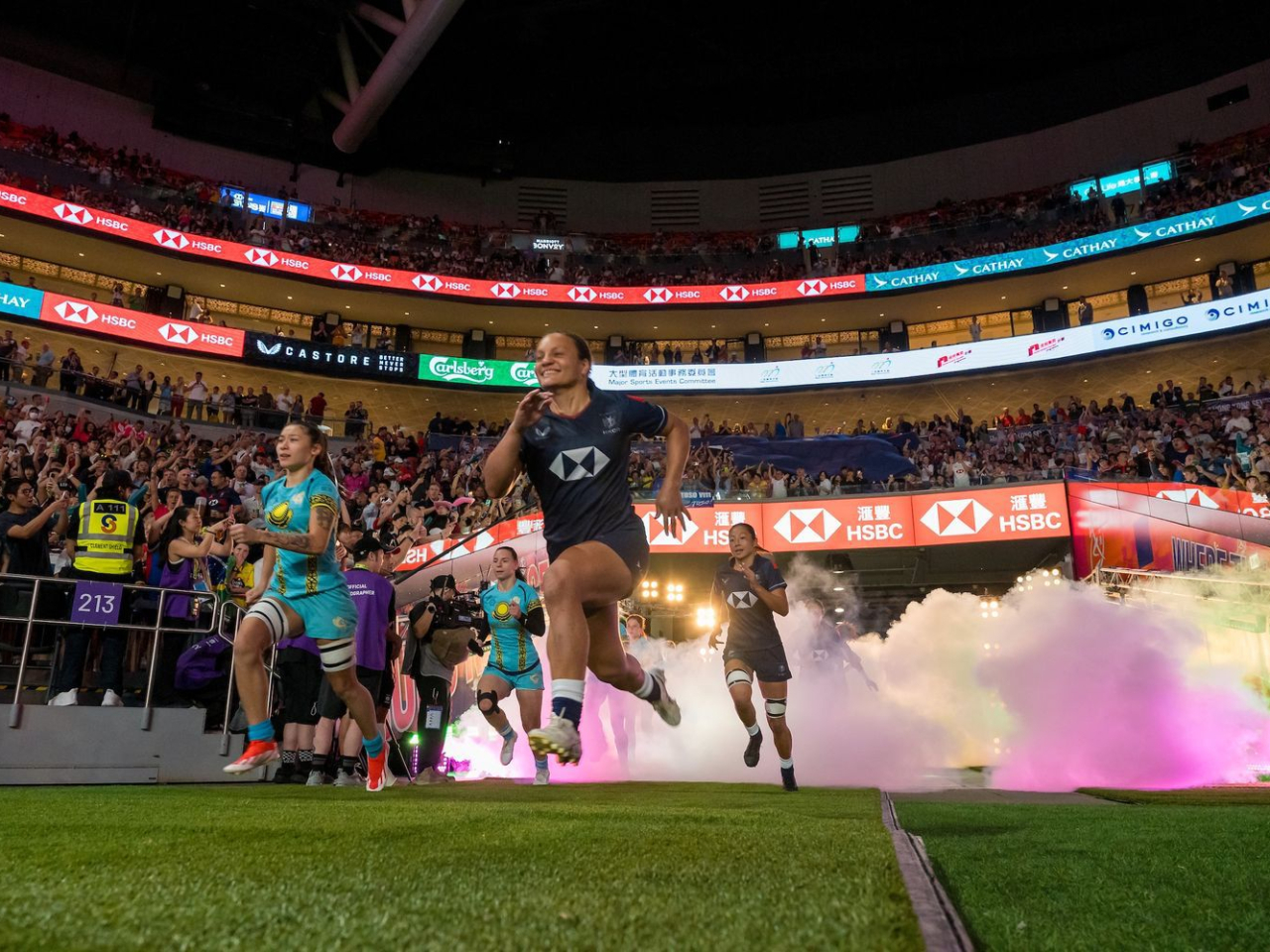 The SAR women's squad claimed the trophy for the first time last year after victories over Kazakhstan and Thailand. Photo courtesy of Hong Kong China Rugby