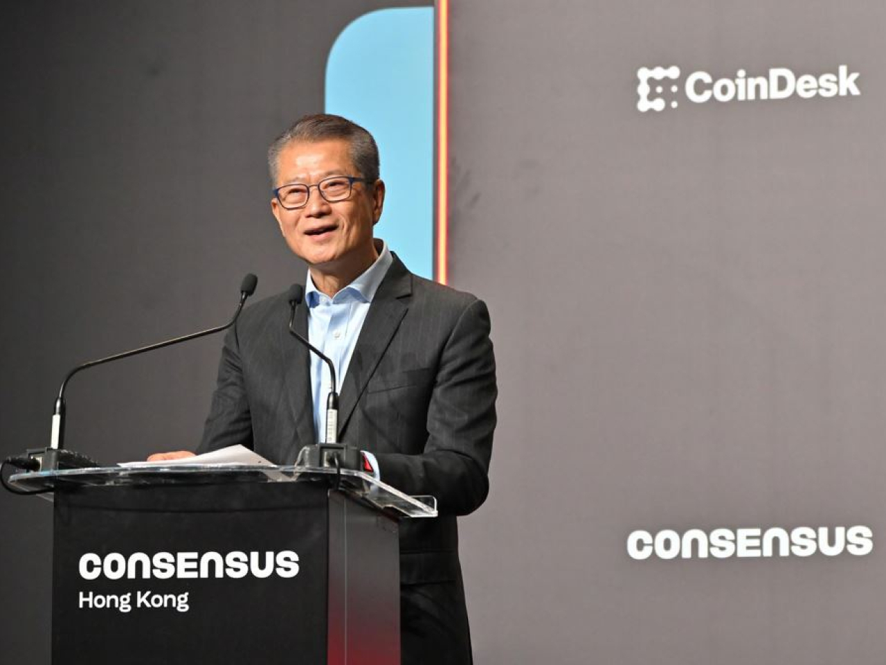 Financial Secretary Paul Chan says the city is finalising details of a new licensing regime for digital asset dealers and custodian service providers. Photo courtesy of Information Services Department