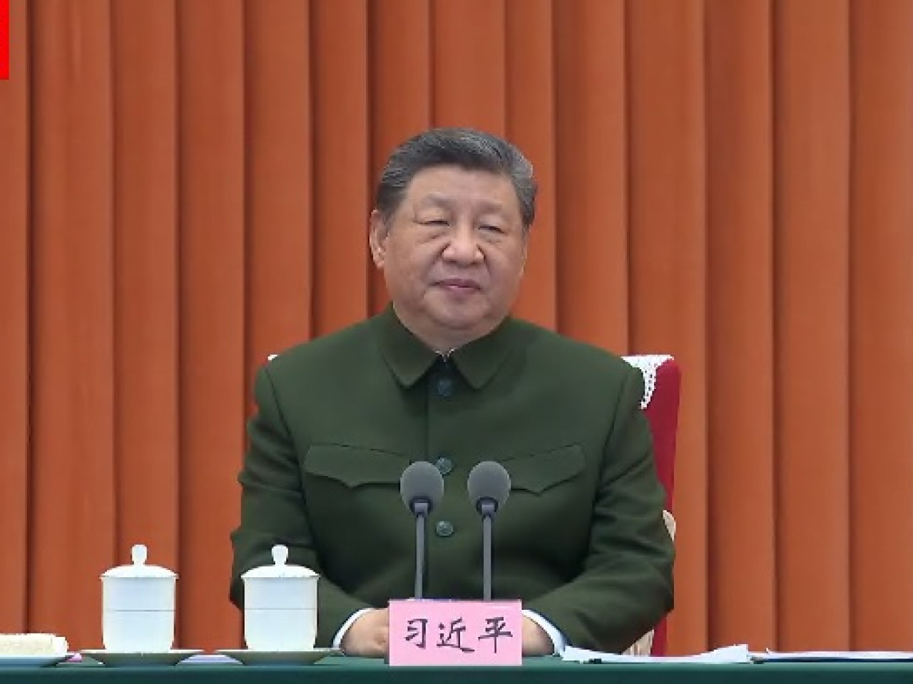 President Xi extends Spring Festival greetings to the country's service members on Tuesday. Photo: CCTV