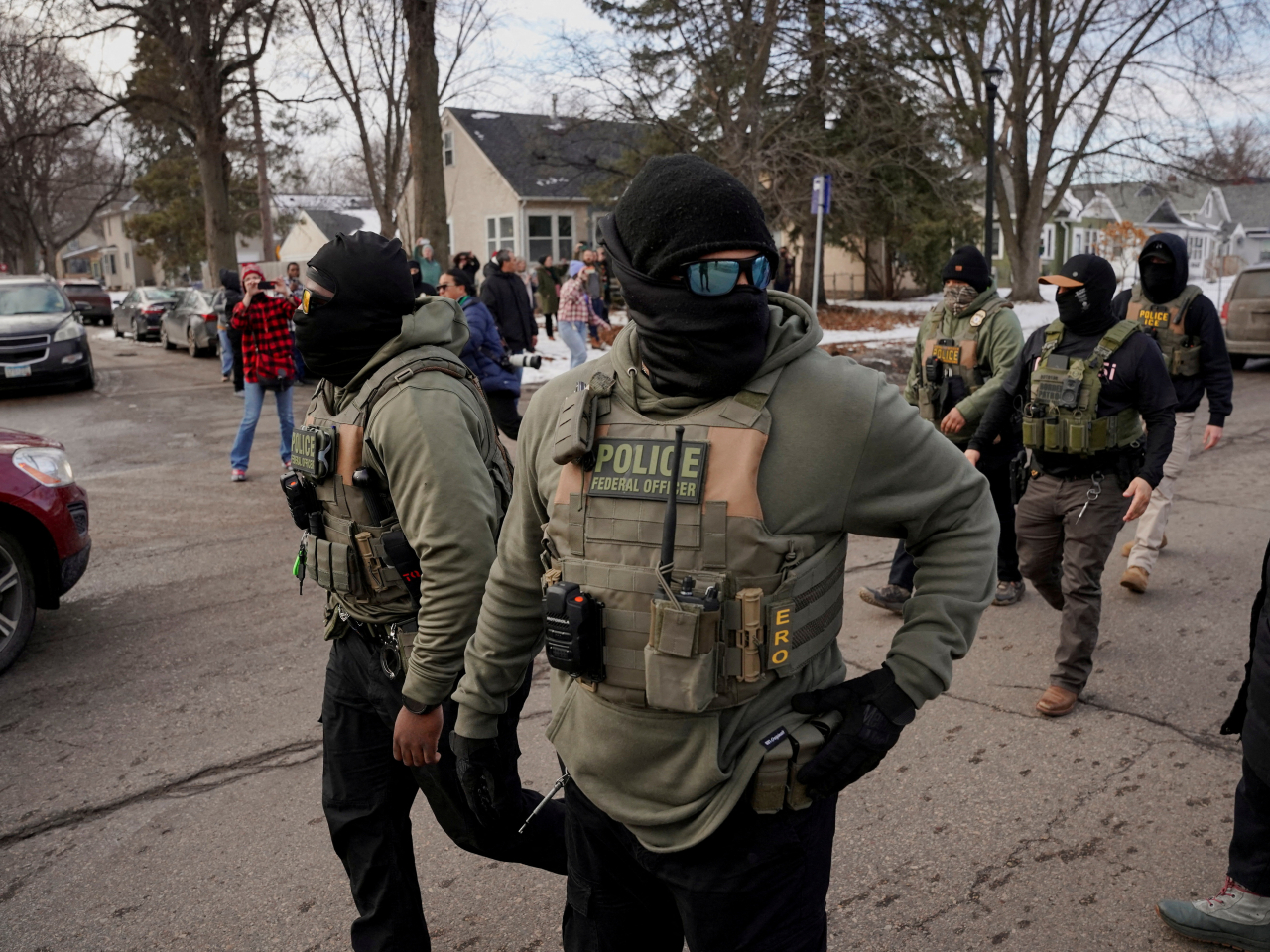 截至上月底，特朗普在明尼蘇達州部署約3000名武裝執法人員。（路透社資料圖片）