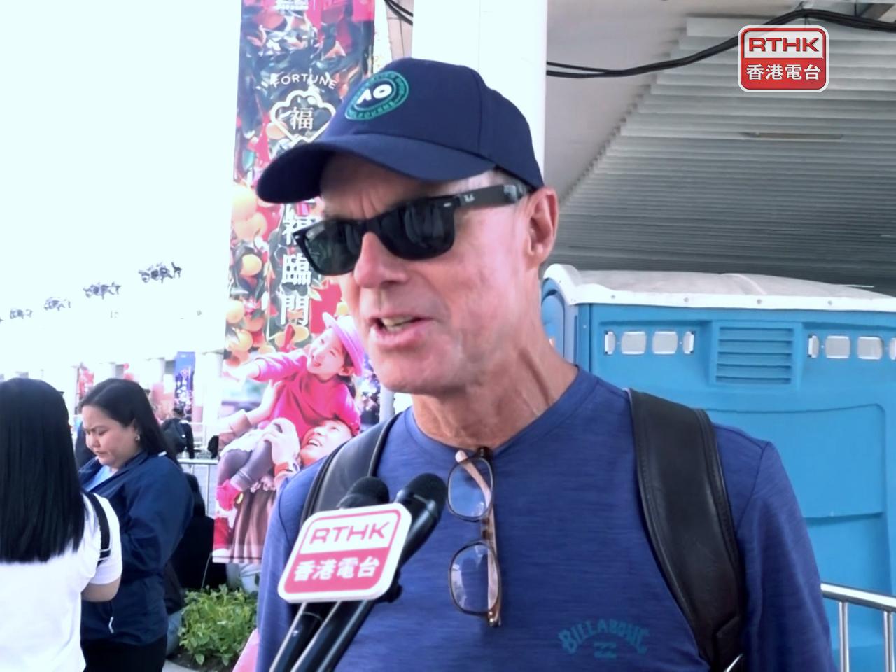 有德國旅客指香港景點與美食吸引。（陳苑禧攝）