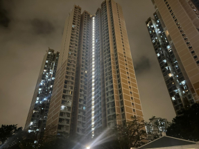 葵涌邨夏葵樓晚上停電　居民自行疏散