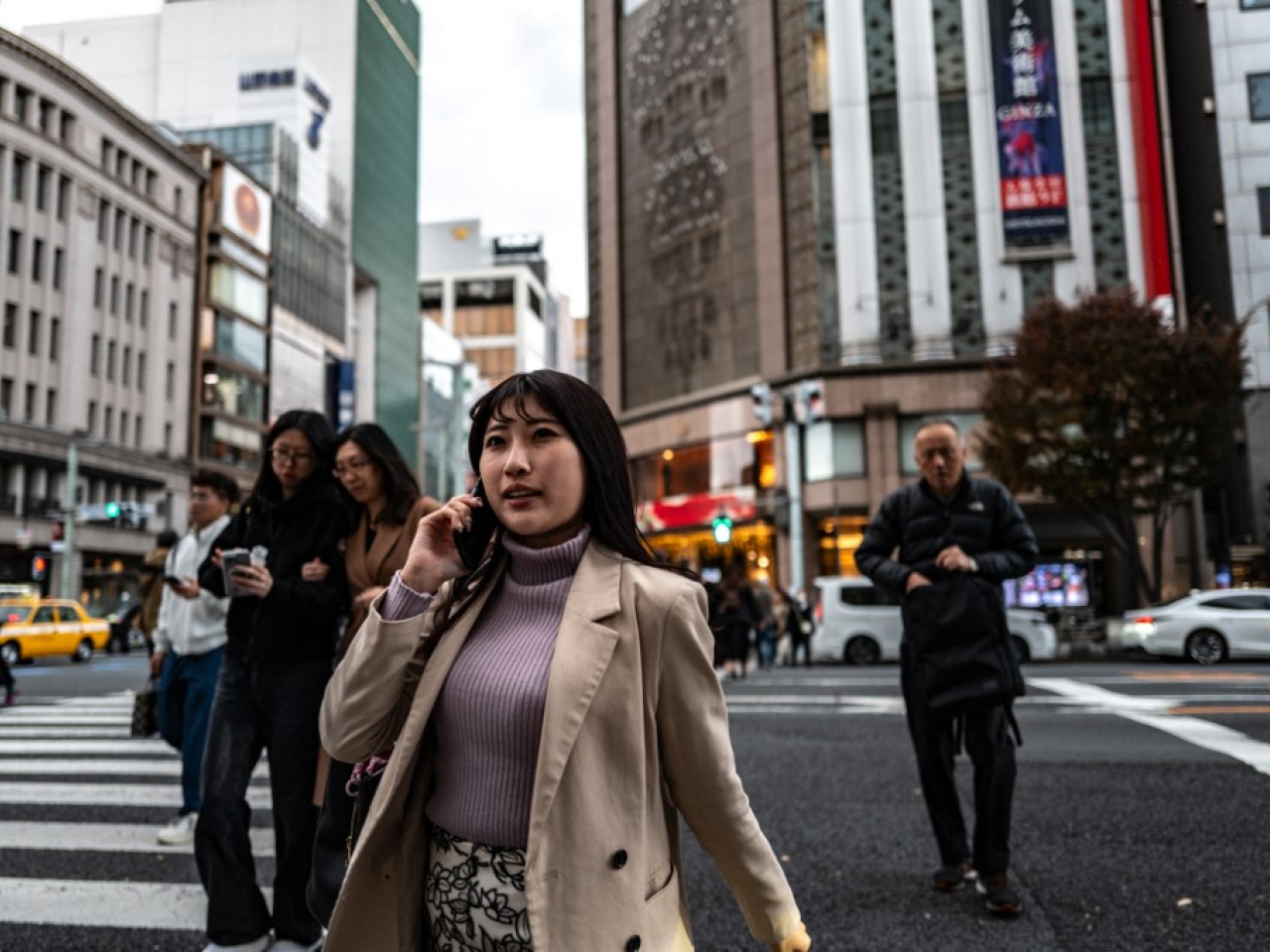 Japan's economy grew by just 0.1 percent in the fourth quarter of 2025, compared to market expectations of growth of 0.4 percent. File Photo: AFP