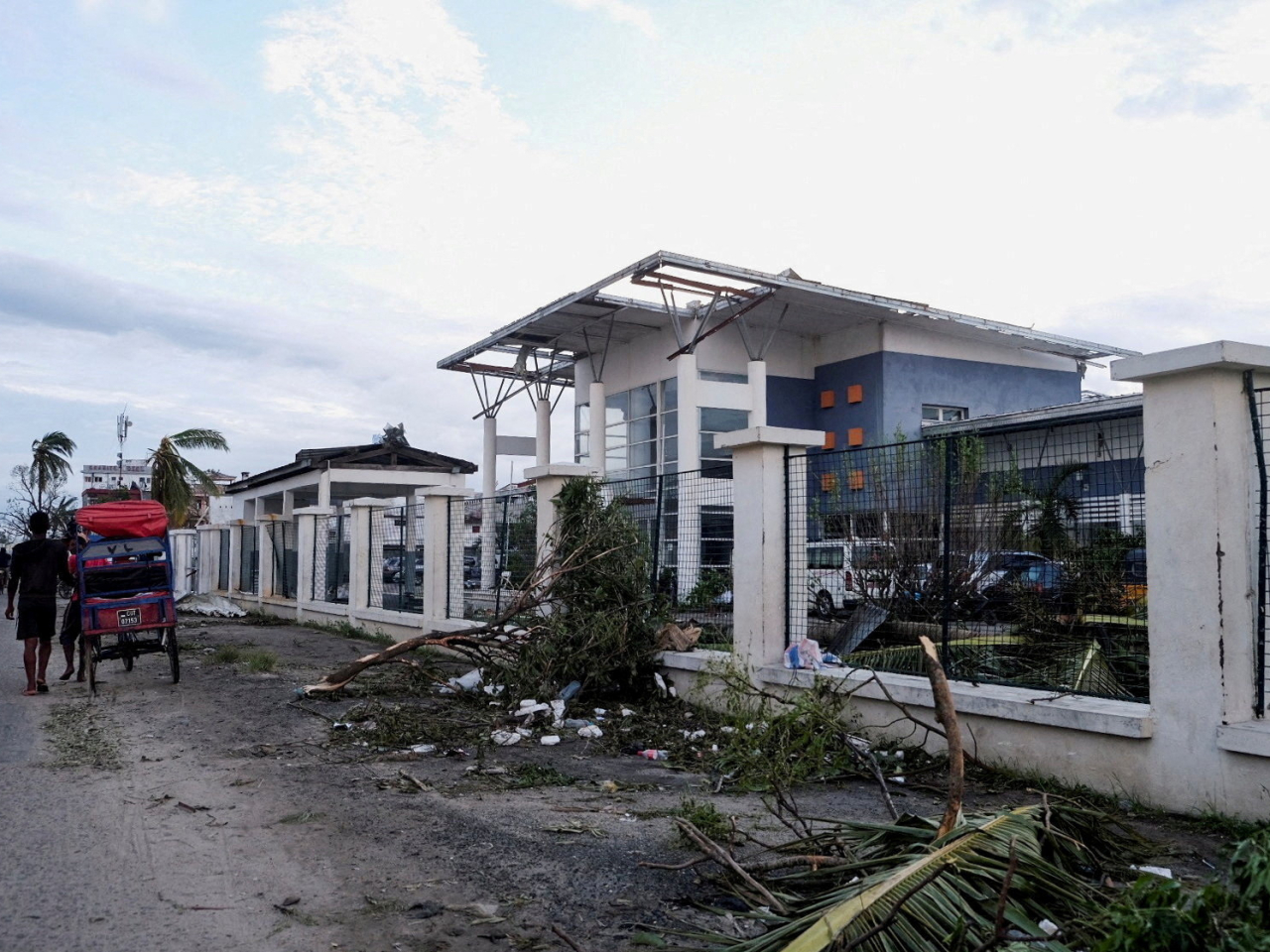 非洲馬達加斯加受熱帶氣旋格扎尼吹襲。（路透社資料圖片）