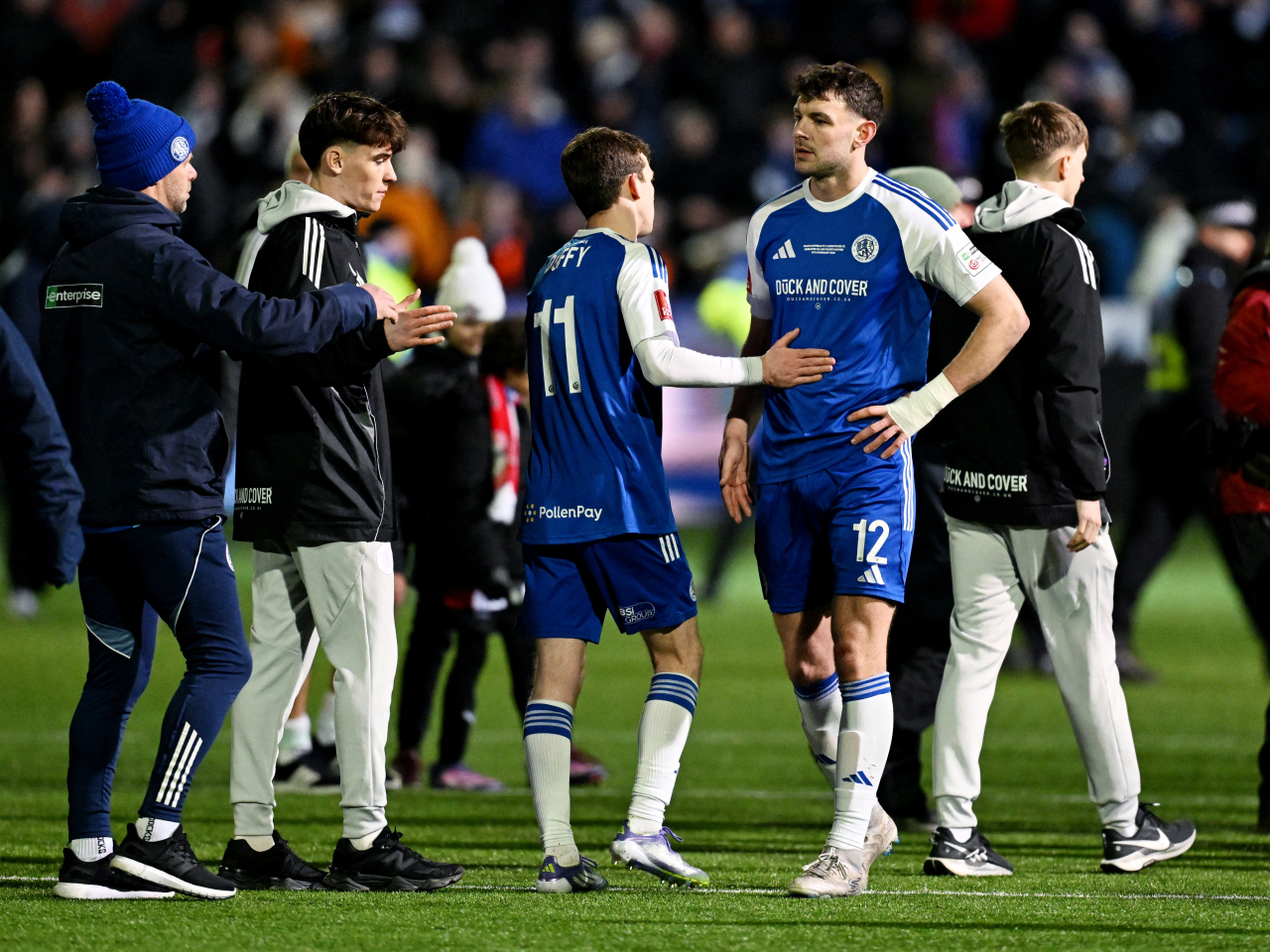 第六級別聯賽球隊馬格斯菲被淘汰。（路透社）