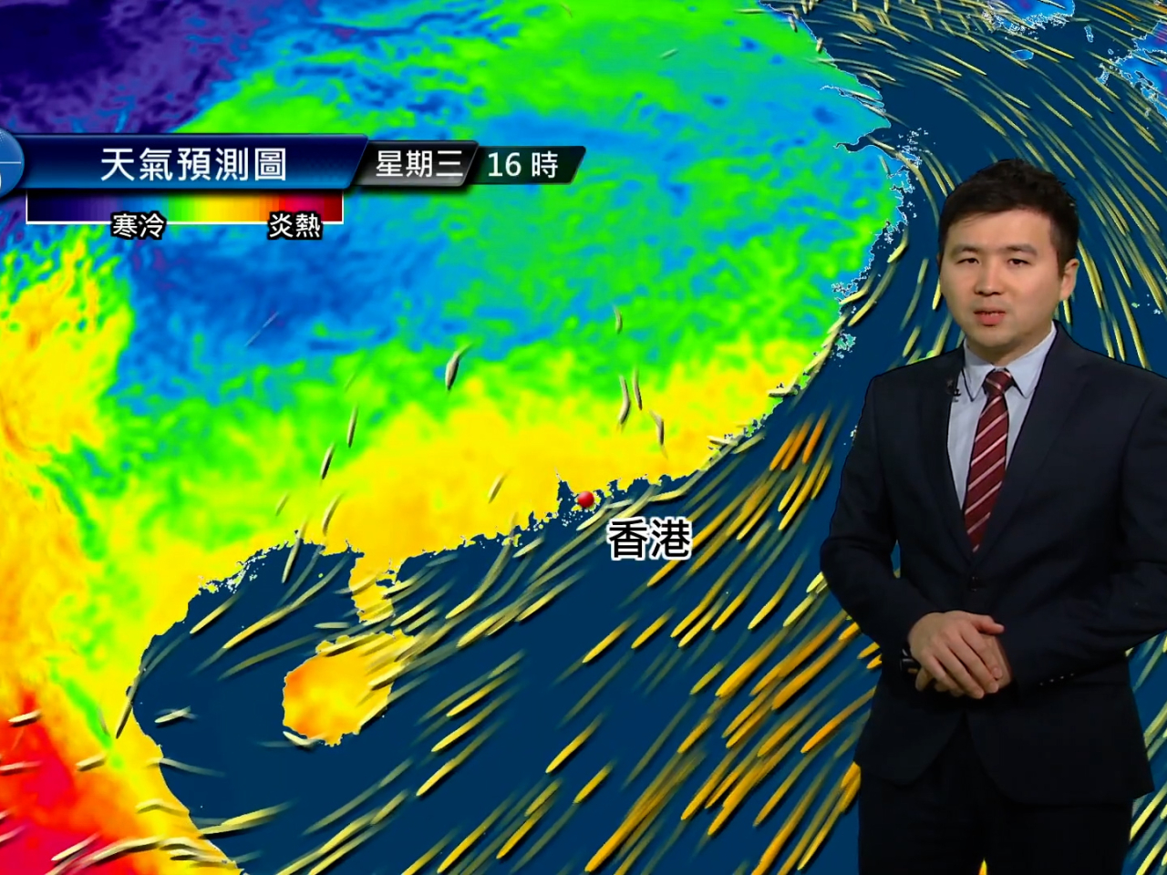 天文台預料，今日部分時間有陽光，日間乾燥，下雨的機會較低。