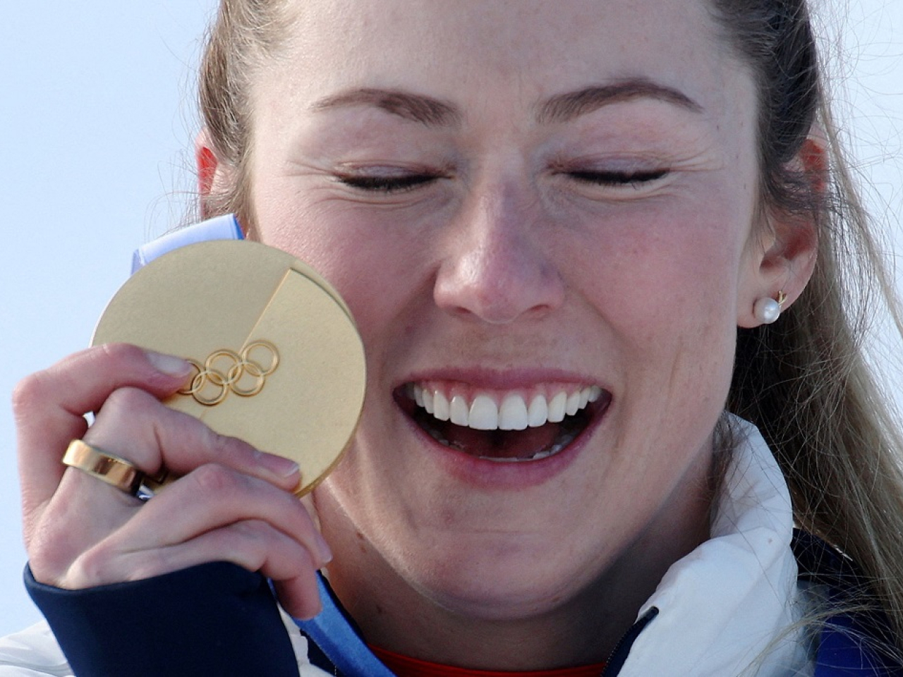 Mikaela Shiffrin ends her eight-year Olympic medal drought with a gold. Photo: Reuters