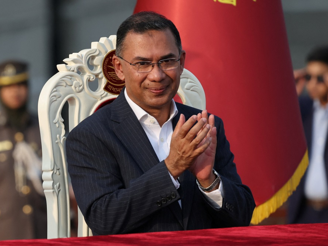 Tarique Rahman gave assurances that his government will work equally for all citizens regardless of their party orientation or ideology. File photo: Reuters