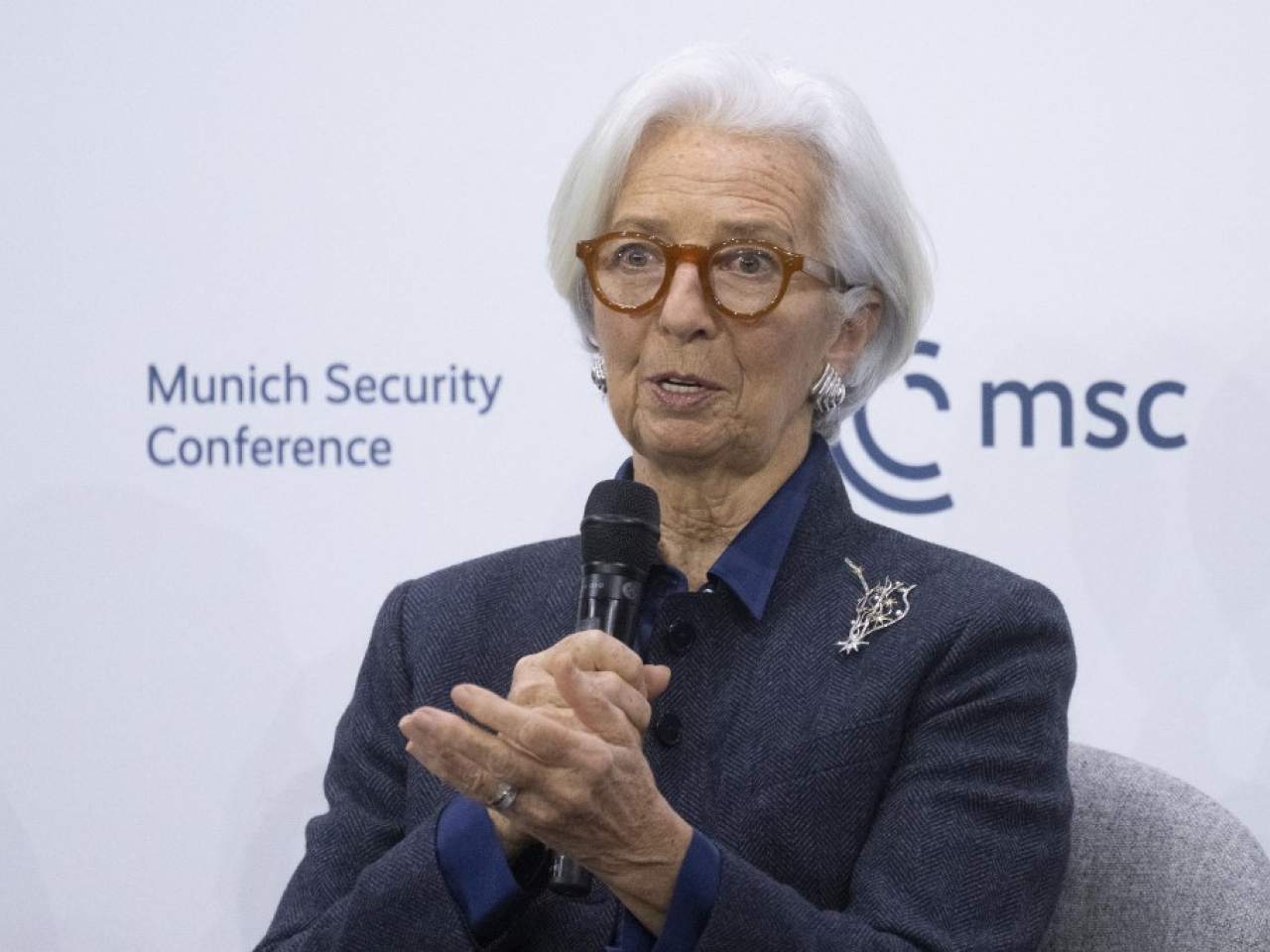 報道稱拉加德擬提前離任歐央行總裁，以便讓將會卸任的法國總統馬克龍參與繼任人遴選。（法新社資料圖片）