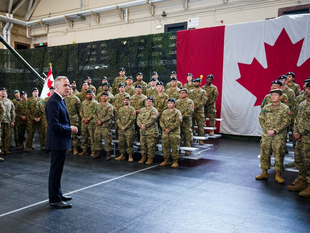 Prime Minister Mark Carney on Tuesday announced a half-trillion-dollar plan to upgrade Canada's military and defence-related infrastructure. Photo: Reuters