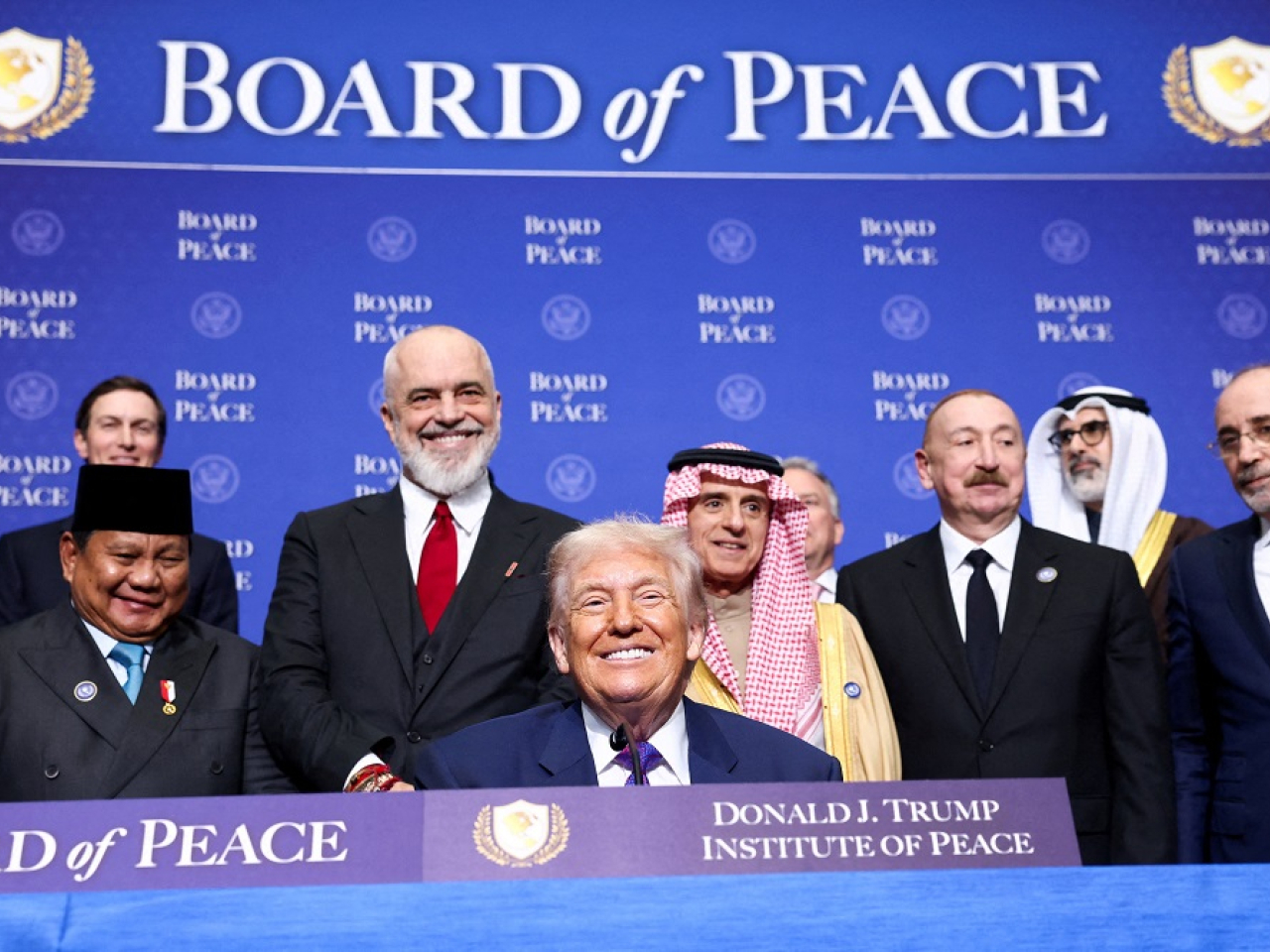 US President Donald Trump has announced the US was pledging US$10 billion for the board. Photo: Reuters