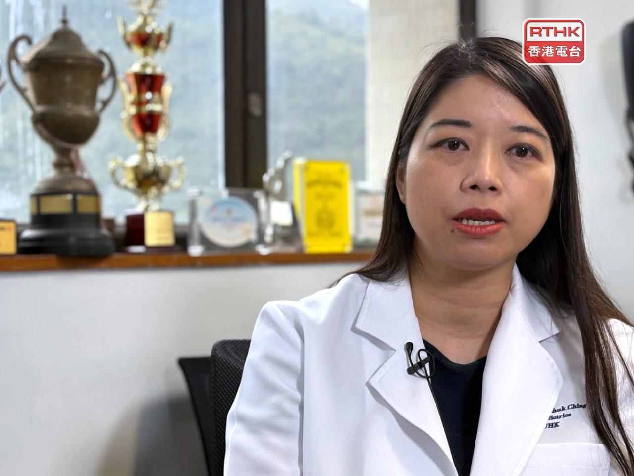 莊淑貞說，基因組學發展為罕見病病人帶來曙光。（潘潔平攝）