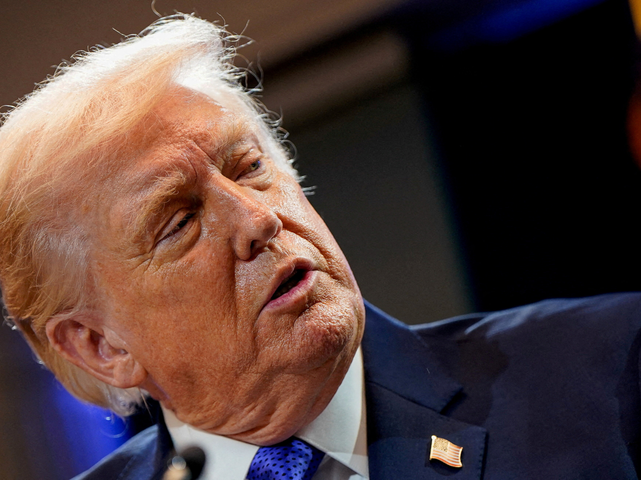 特朗普非常不滿聯邦最高法院的裁決。(路透社)