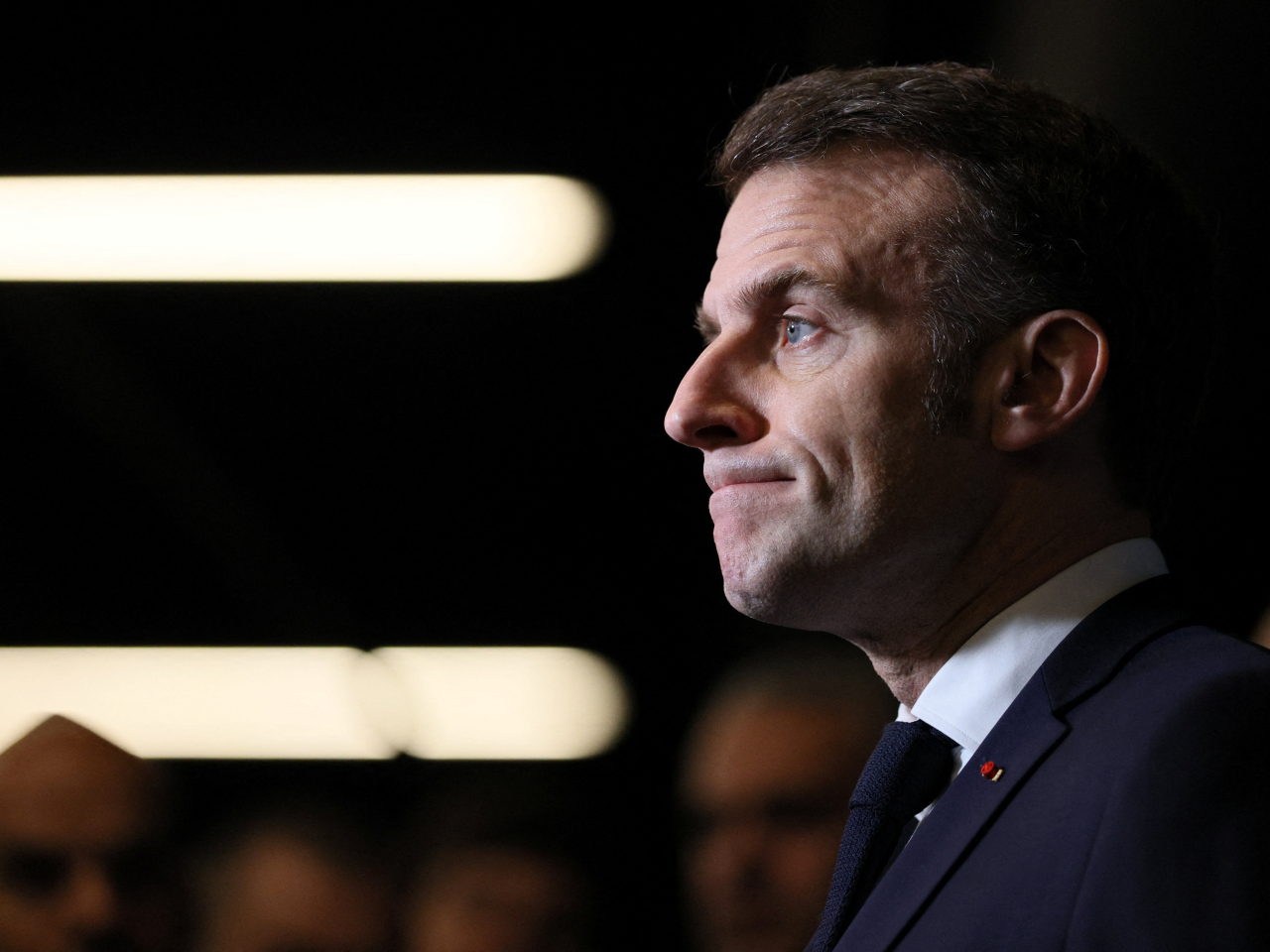 French President Emmanuel Macron says 'it is good to have power and counterweights to power in democracies'. Photo: Reuters