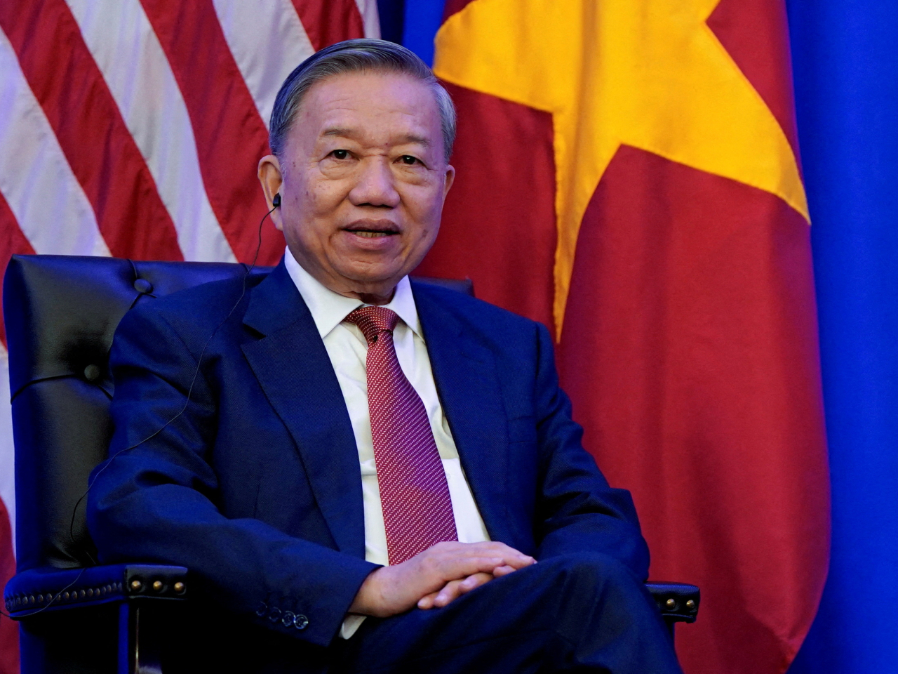 Vietnam President To Lam is said to have received the indication on the lifting of US technology curbs in the White House from Donald Trump. File photo: Reuters