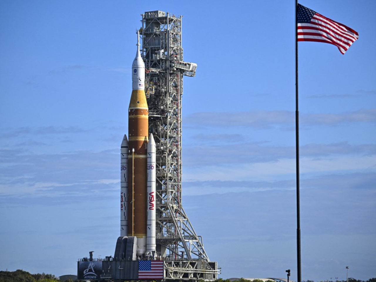 The highly anticipated programme towards further US lunar endeavours has been plagued by delays. File photo: AFP