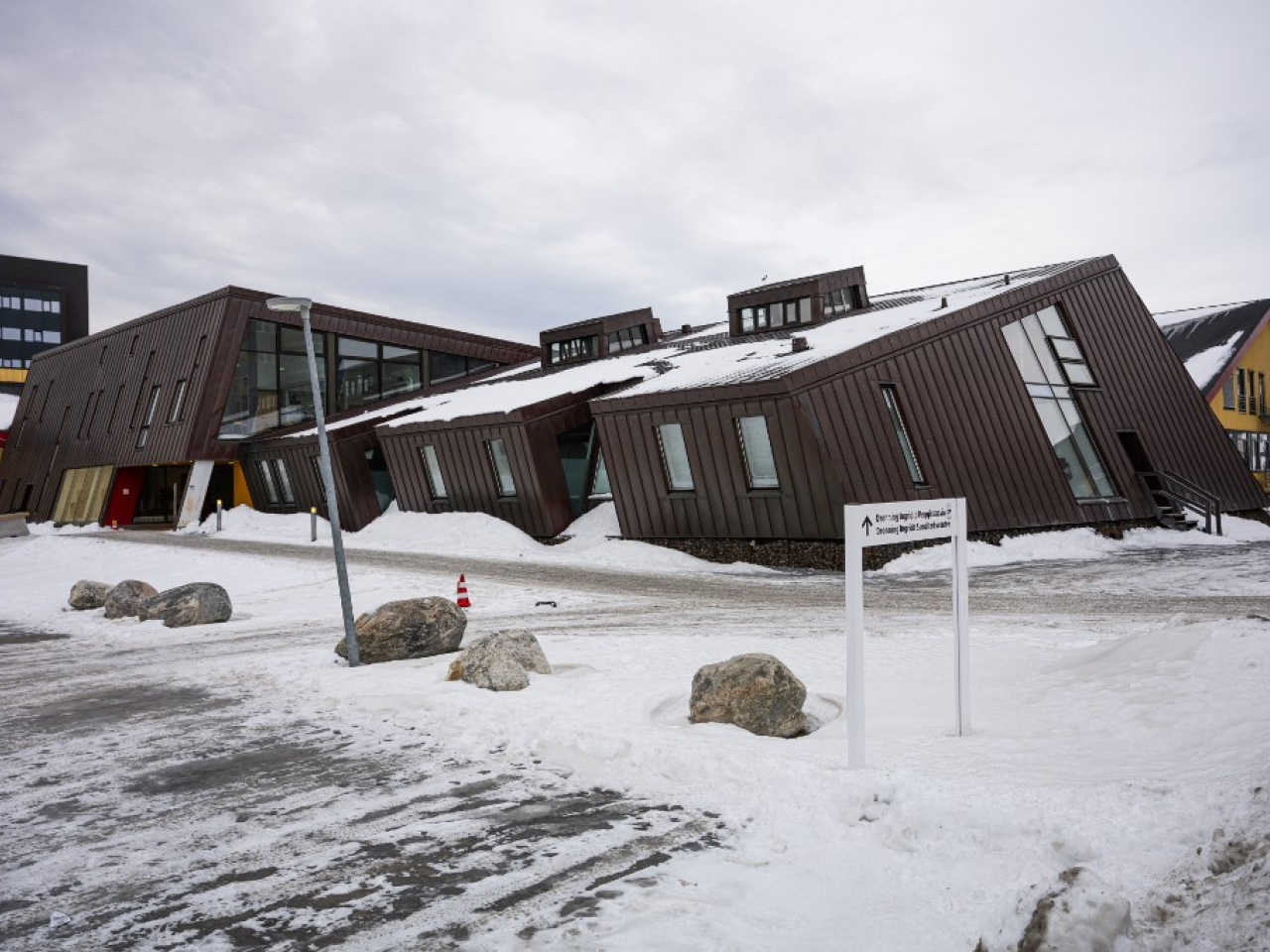 There are five regional hospitals across the vast Arctic island, with the Nuuk hospital serving patients from all over the territory. File photo: AFP
