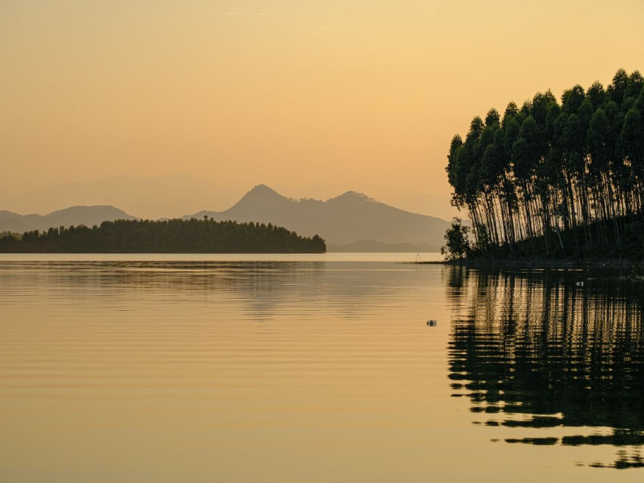 The two vessels collided on Thac Ba lake, a popular tourist site in the northern province of Lao Cai, on Saturday evening. File photo: Hemis via AFP