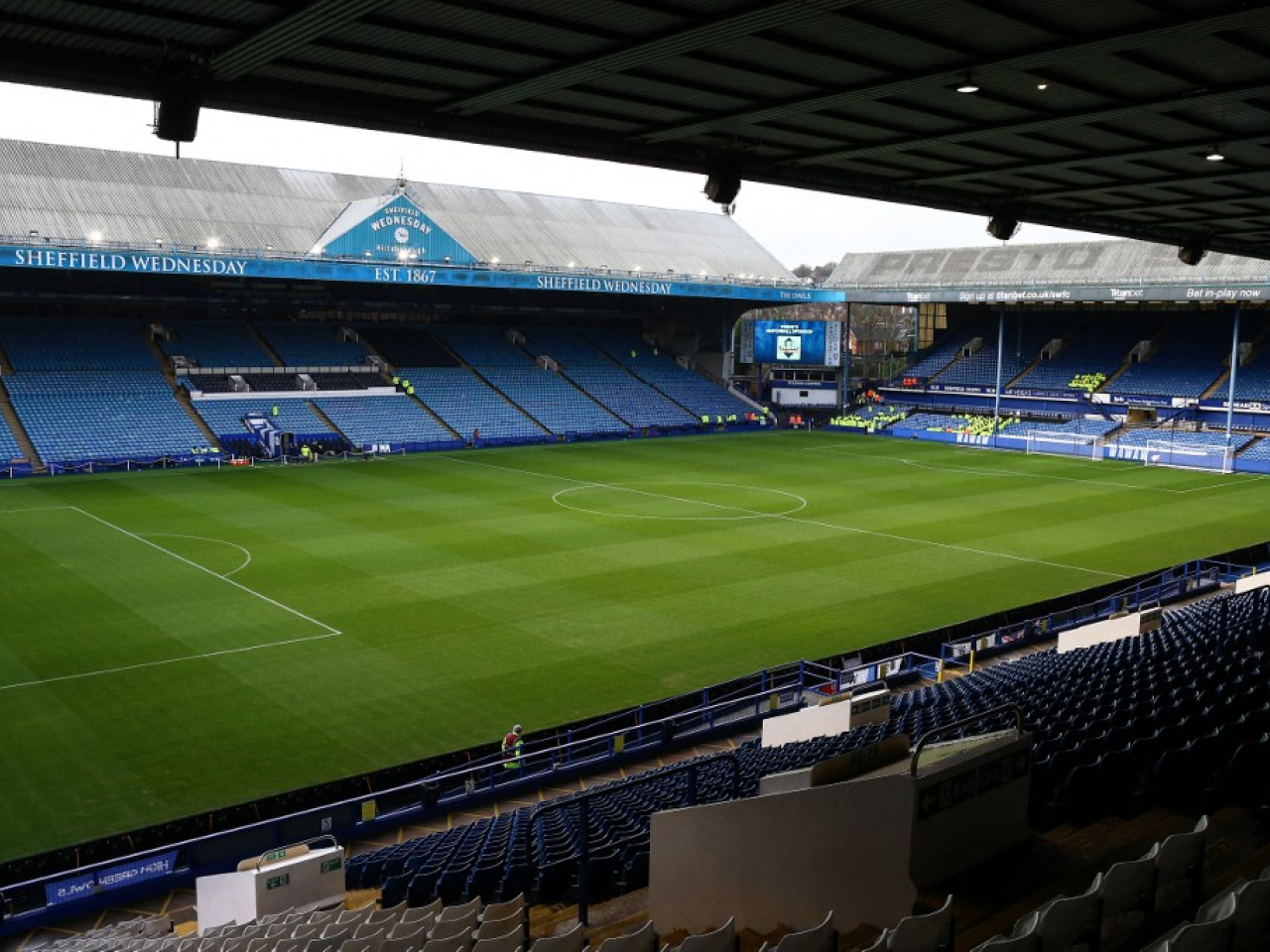 Hillsborough will be hosting League One matches next season after Sheffield Wednesday were on Sunday condemned to the drop at arch-rivals Sheffield United. File photo: AFP