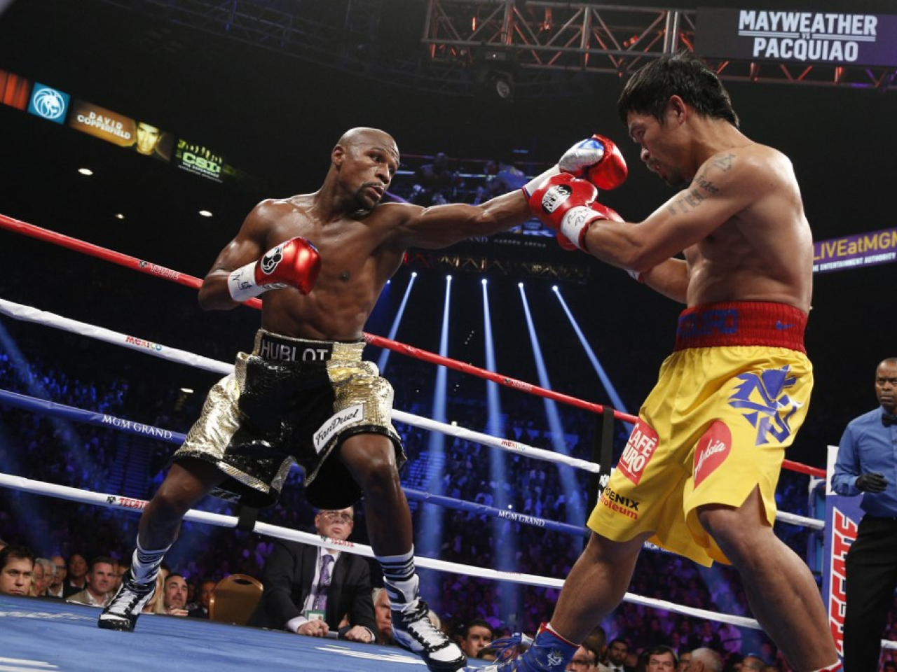 The blockbuster rematch comes over a decade since the two last faced off. File photo: AFP