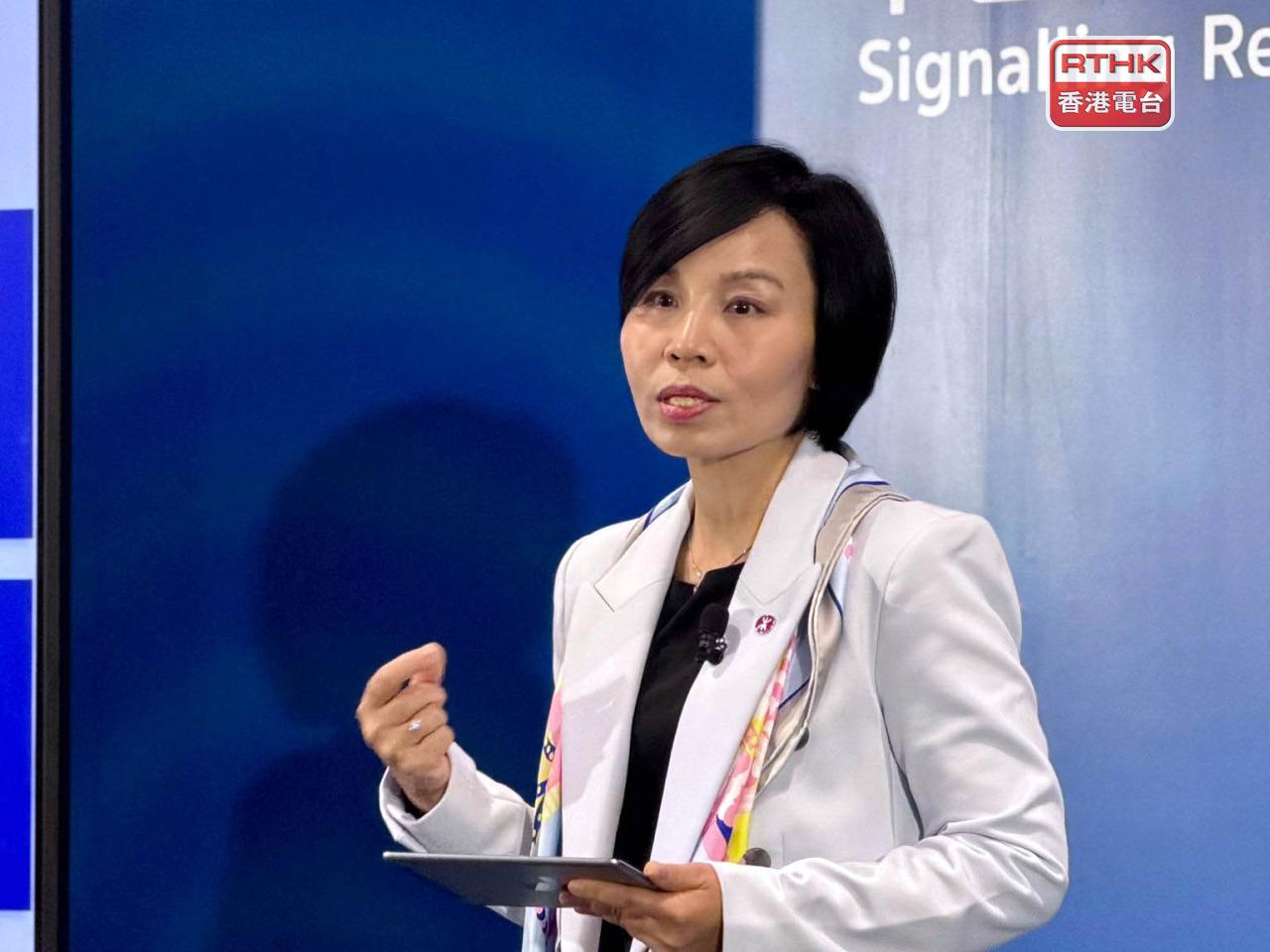 李婉玲指，已就系統初期可能出現的磨合情況，制定各種預警方案。（崔蔚恩攝）