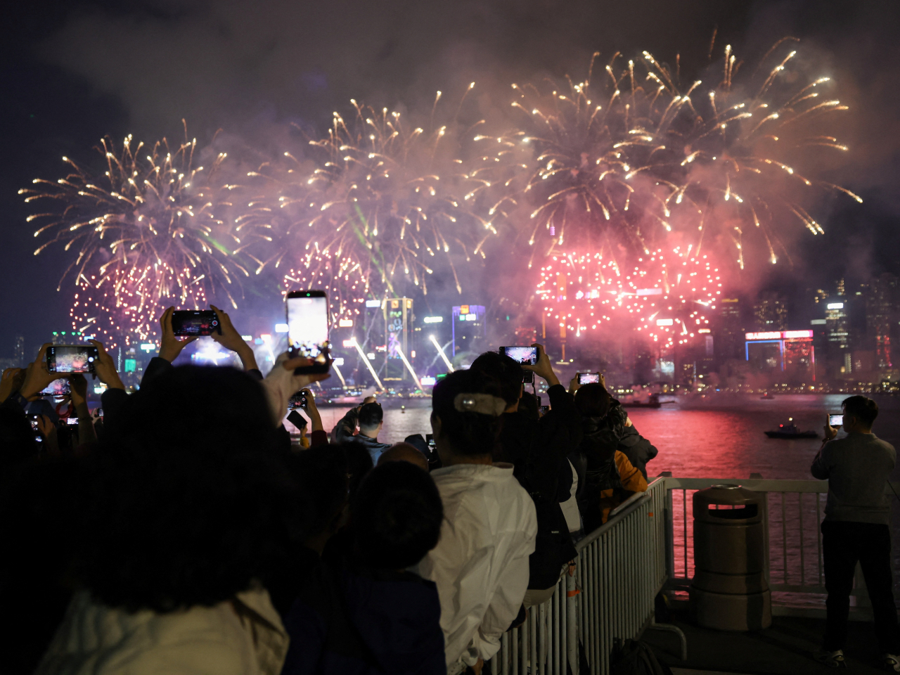 Chief Secretary Eric Chan says the celebratory events during the Lunar New Year are well received by residents and visitors. File photo: Reuters