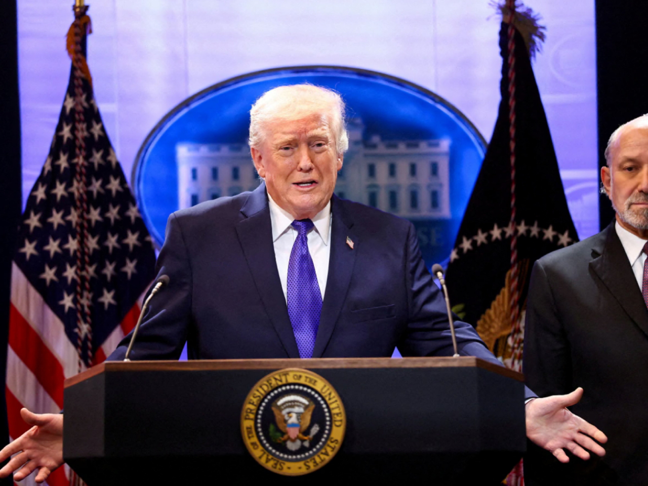 特朗普將發表國情咨文。（路透社資料圖片）