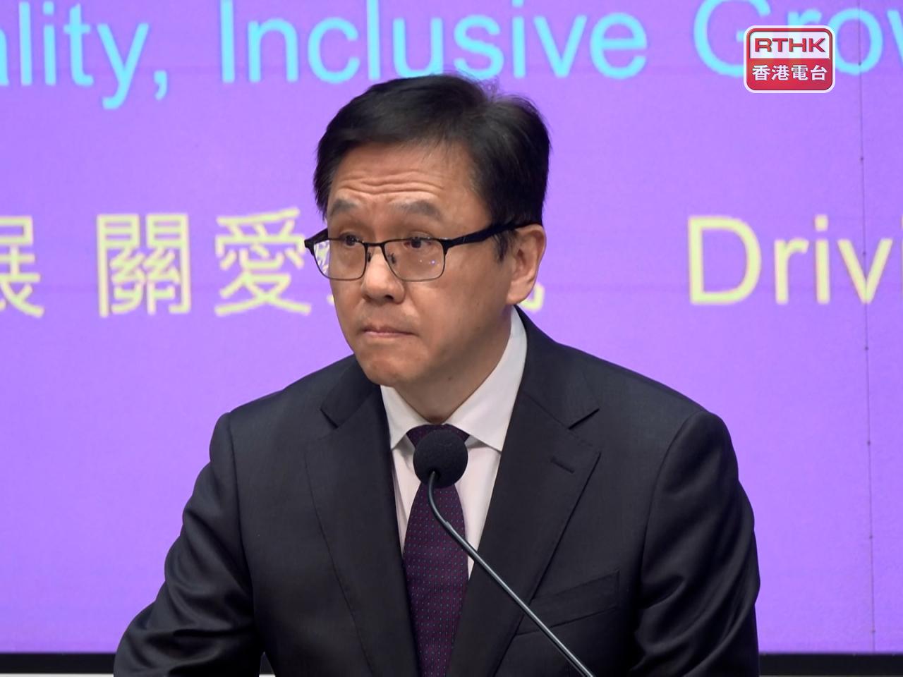 孫東說，推出5000萬元作全民AI培訓是初步嘗試，希望港人抓住AI發展機遇，自發提升自己。（梁禎祥攝）