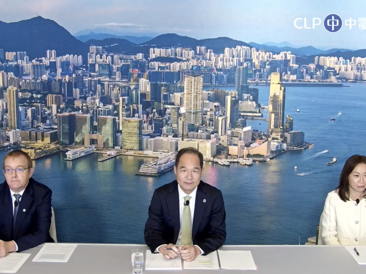 蔣東強稱內地6月改革可再生能源新項目電價政策後，集團已有4個項目合資格參與機制。（網上會議截圖）