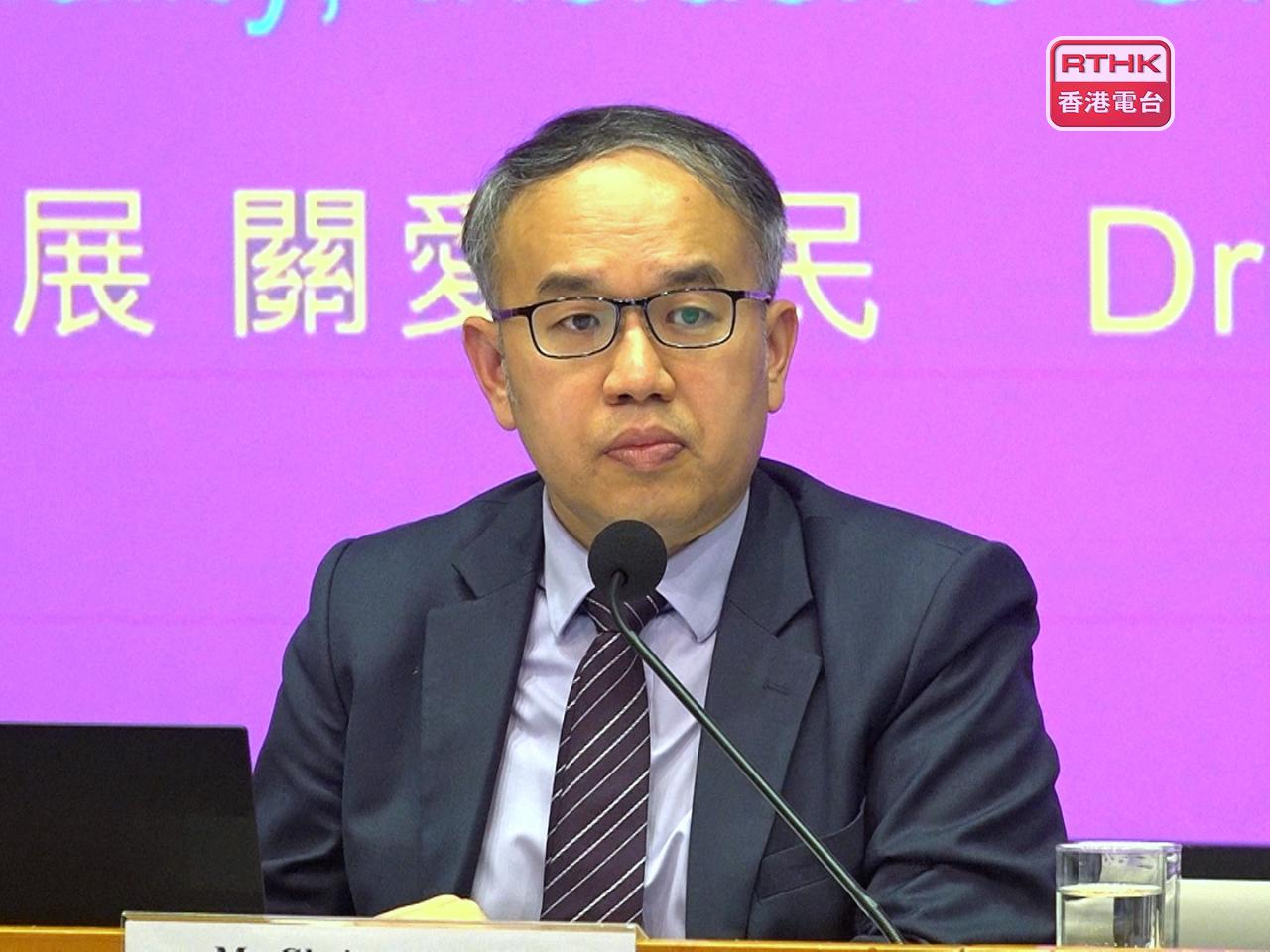 許正宇表示，今次轉撥外匯基金的做法，與他幾年前的回應原則，是一脈相承。。（郭志強攝）