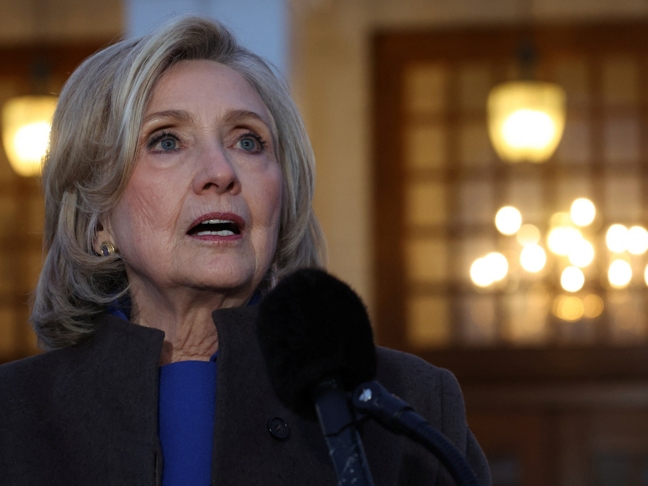 Hillary Clinton says the committee should ask Trump "directly under oath about the tens of thousands of times he shows up in the Epstein files." Photo: Reuters