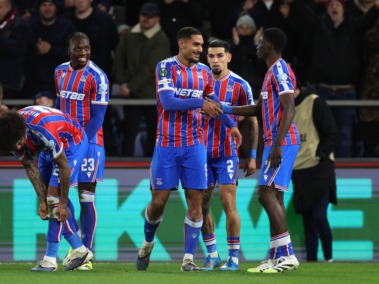 Palace's first foray into European football continues after their victory over Zrinjski Mostar. Photo: Reuters