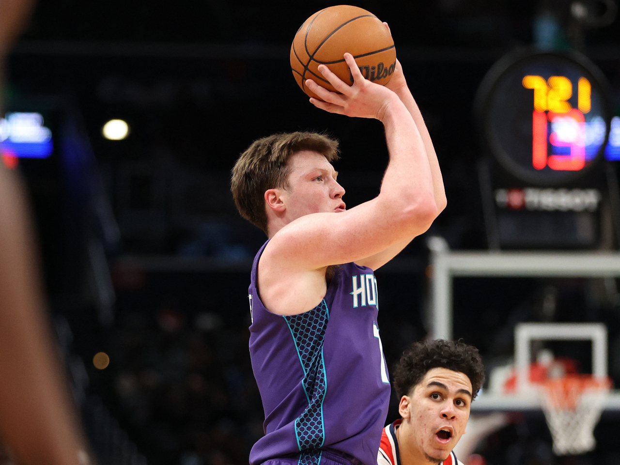 Knueppel reached the milestone with 22 games left in the NBA's regular season. Photo: Reuters