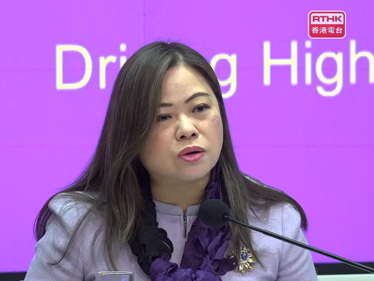 羅淑佩指，光影匯的優點是容易更改演出內容，亦可以配合不同的節慶活動。（郭志強攝）