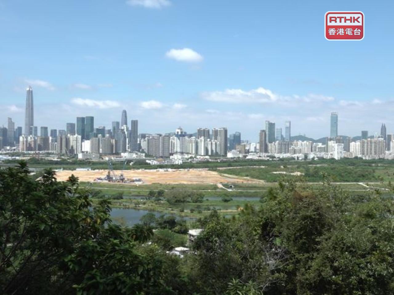 陳茂波稱未來數年集中加快發展北都，鄰近深圳易與大灣區結合。（港台圖片）