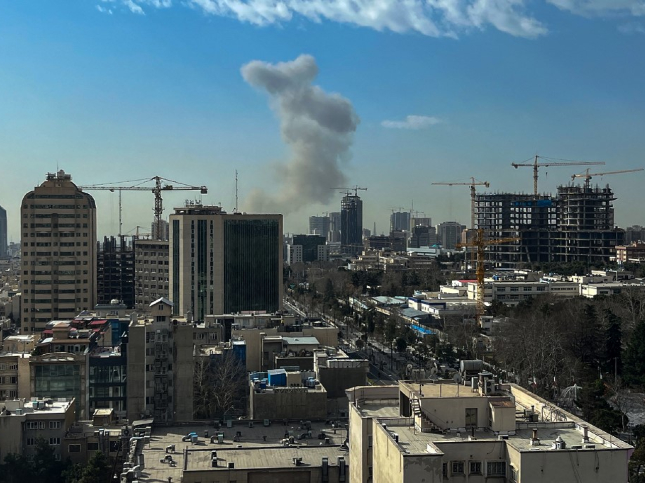 德黑蘭發生爆炸。（法新社）