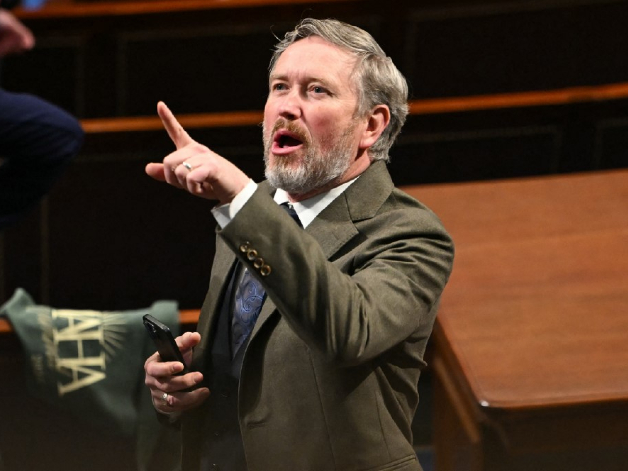 Republican Congressman Thomas Massie broke ranks and said he would work with Democrats to "force a congressional vote on war with Iran." File photo: AFP