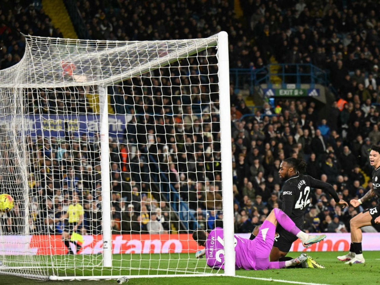 Antoine Semenyo proved to be the match-winner with his sixth goal in 11 games since joining City last month. Photo: AFP