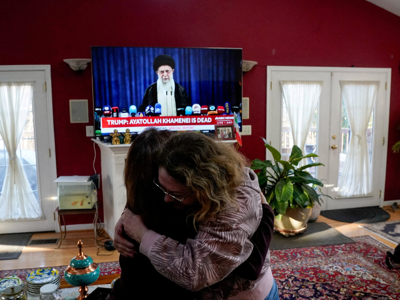 US President Donald Trump says the Khamenei was killed in an attack on his compound. Photo: Reuters