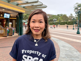 袁柔雅表示，不少外國地方已容許寵物和人一樣，進入食肆和商場等地方，期望香港可以逐步普及。（鄧鈞尤攝）