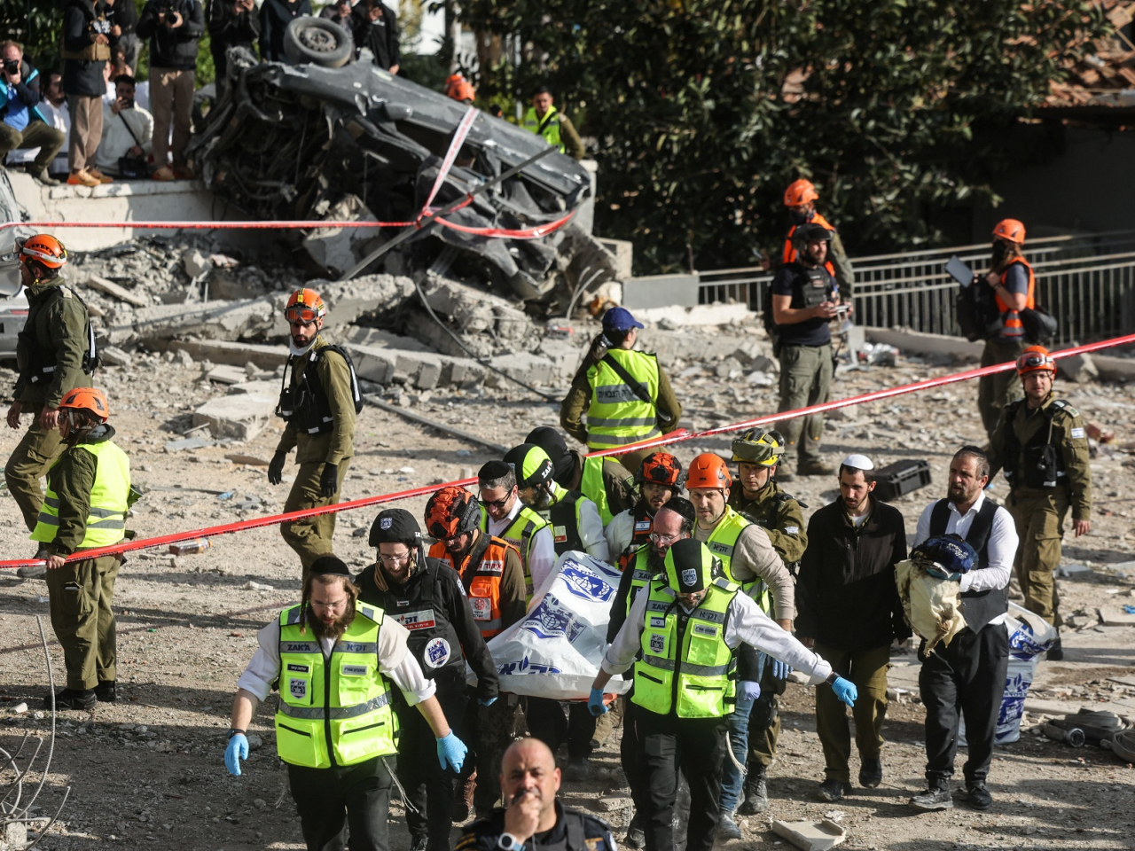 Iran launches a missile strike on the Israeli town of Beit Shemesh as part of retaliation against the killing of Supreme Leader Ayatollah Ali Khamenei. Photo: Reuters