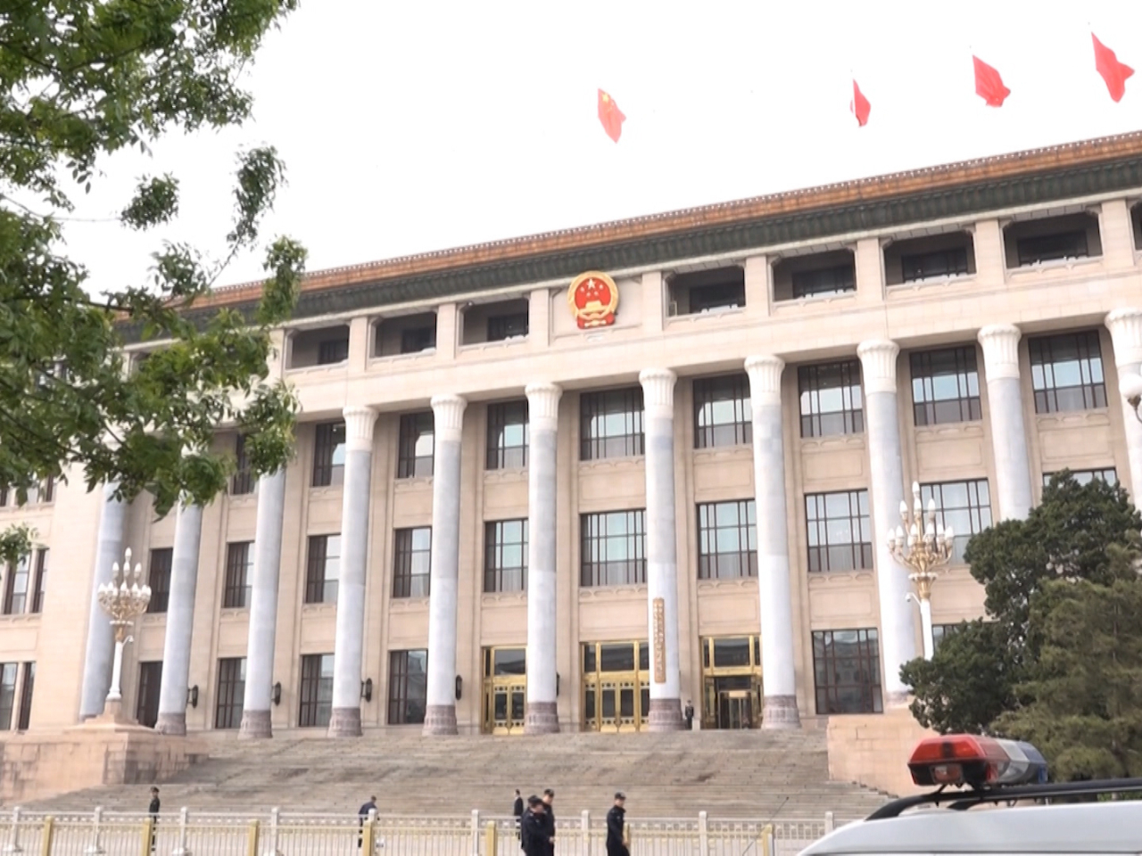 十四屆全國人大四次會議將於本周三中午12時，在北京人民大會堂舉行新聞發布會。（港台圖片）