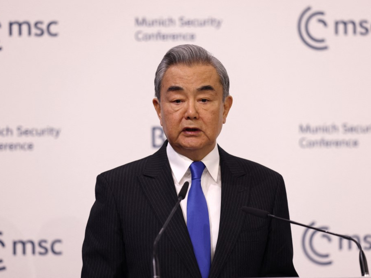 Wang Yi says China is urging the United States and Israel to immediately cease military operations. File photo: AFP