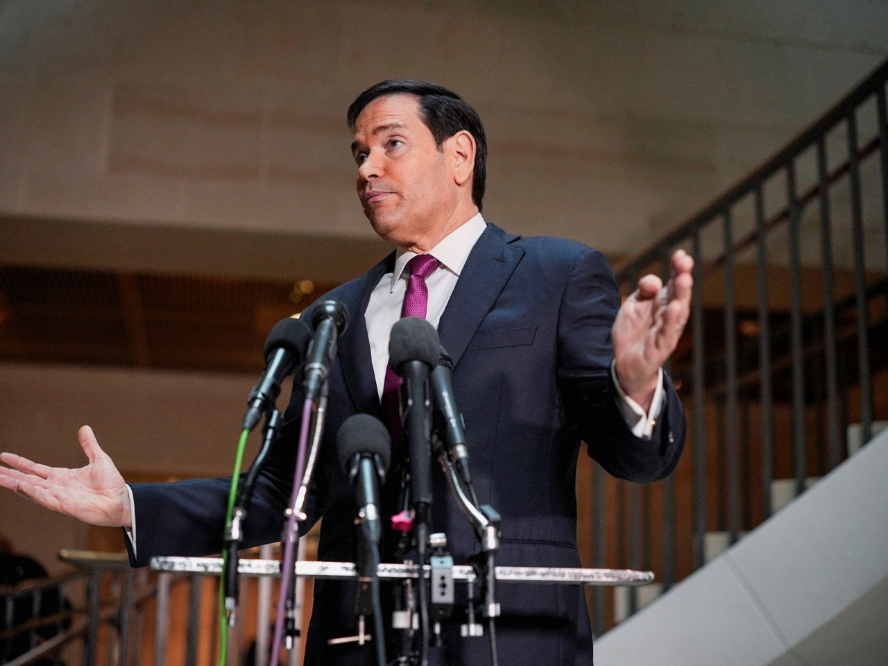 US Secretary of State Marco Rubio says US forces would have suffered higher casualties if it didn't strike Iran together with Israel. Photo: Reuters