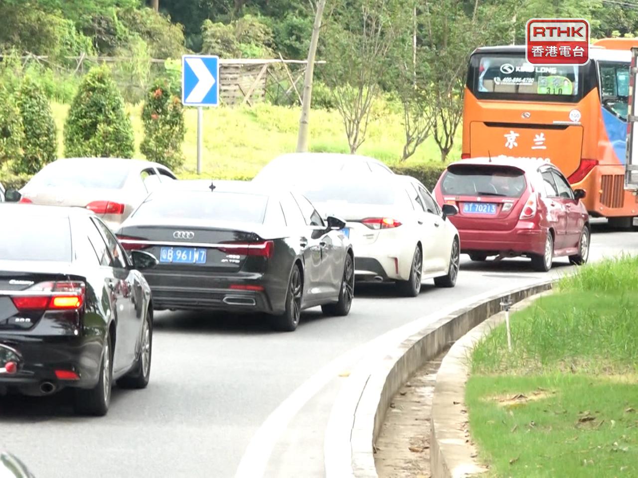 劉結一稱，「粵車南下」政策落地，大灣區跨境交通邁入雙向直通新時代（港台圖片）