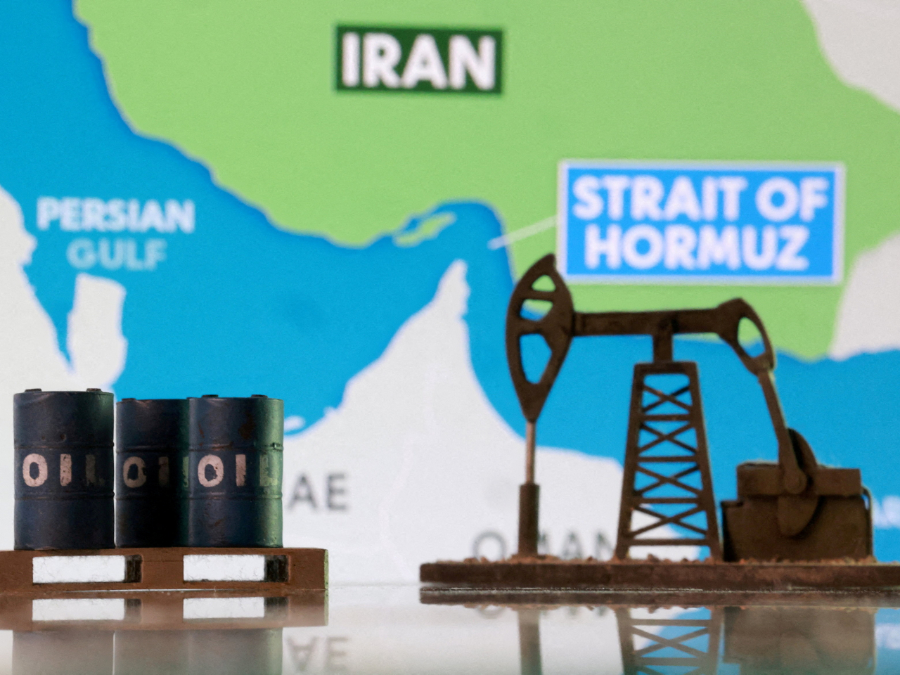 市場擔憂中東局勢導致波斯灣石油海運出口中斷，推高能源價格。（路透社資料圖片）