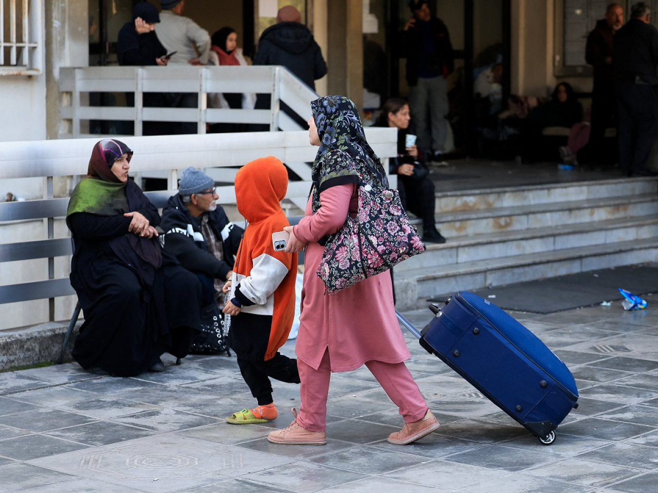 Tens of thousands of people are displaced in Lebanon amid the fighting between Hezbollah and Israel. Photo: Reuters
