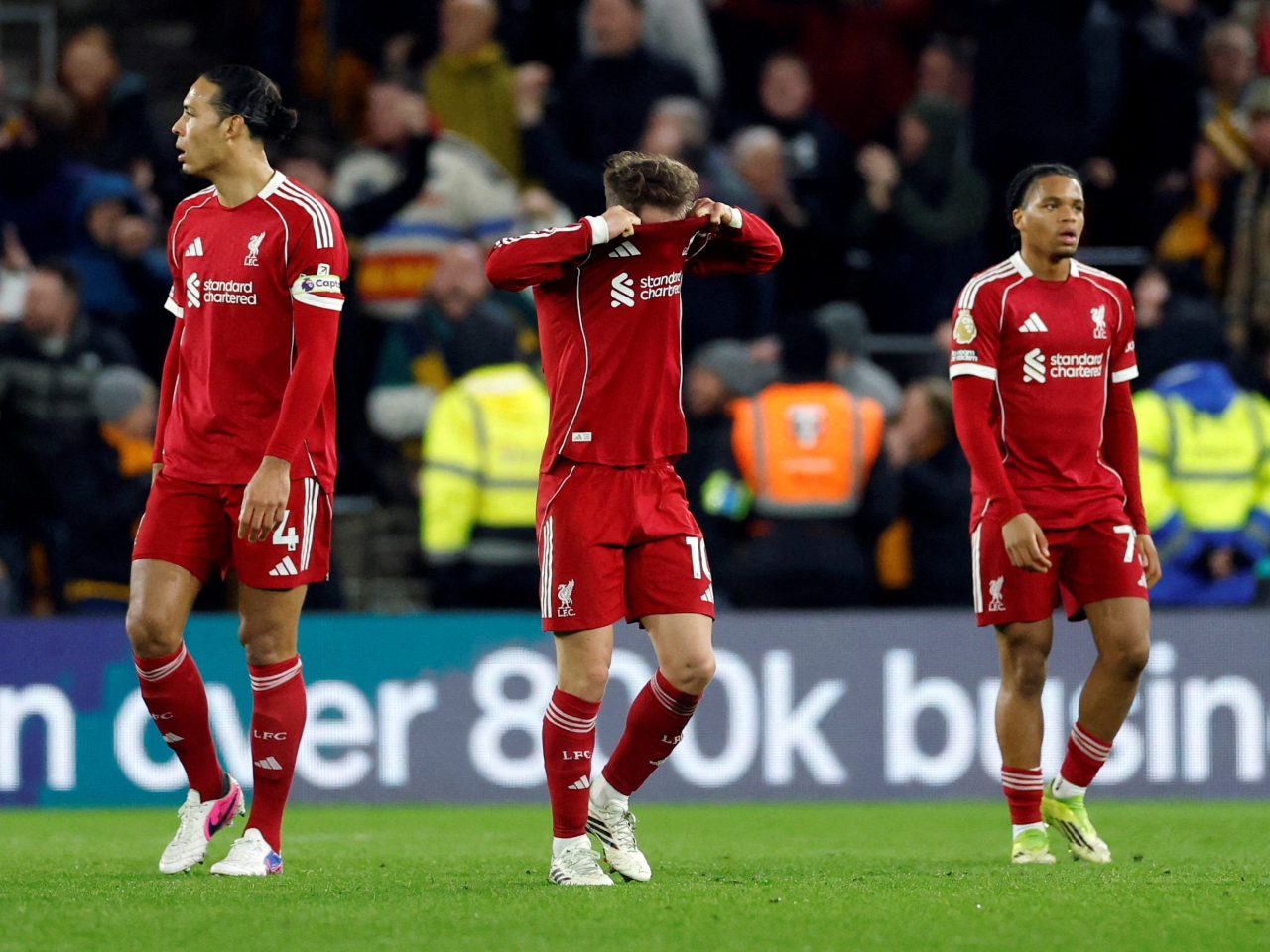 The result deals a massive setback to Liverpool's hopes of a top-four league finish this season. Photo: Reuters