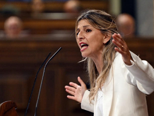 迪亞斯（圖）批評特朗普相關言論是不可接受，強調西班牙不接受外部施壓。（法新社資料圖片）